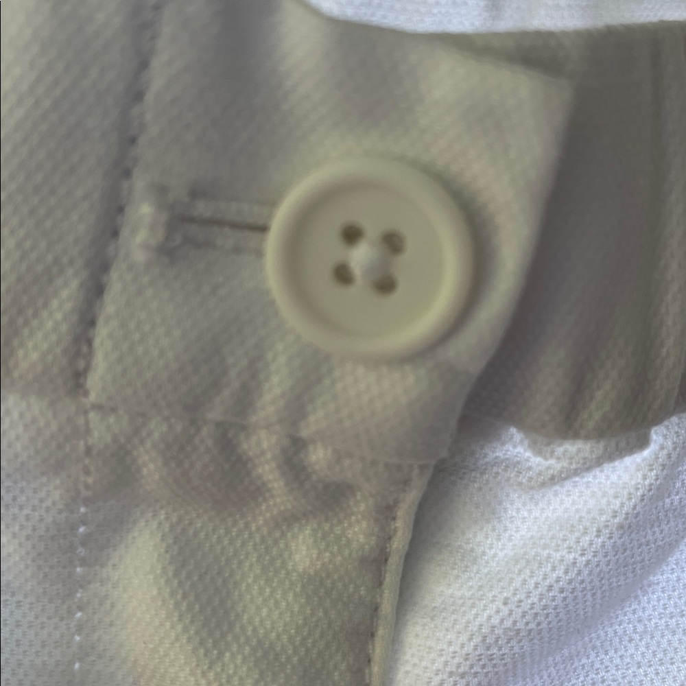 Eileen Fisher Organic Cotton and Hemp White Lantern Cargo Pocket Pull-On Pants - Picture 4 of 16